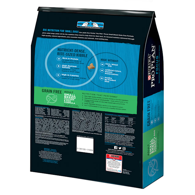 Purina Pro Plan Focus Grain Free Small Breed Chicken Egg Formula Dry Dog Food 16 lbs. Petco