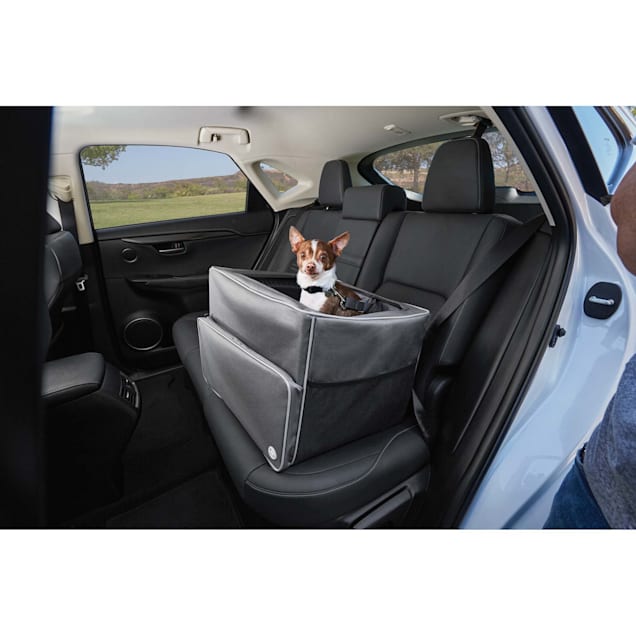 Good2go Auto Booster Seat In Gray 17 W X 13 H Petco - Good To Go Dog Car Seat