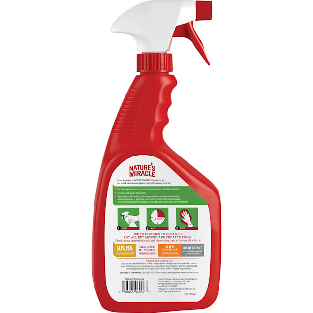 Nature s Miracle Advanced Stain and Odor Eliminator For Severe Cat