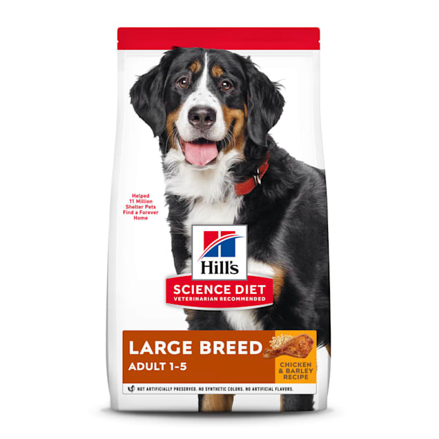 Hill's Science Diet Adult Large Breed Chicken & Barley Recipe Dry Dog Food, 35 lbs., Bag - Carousel image #1