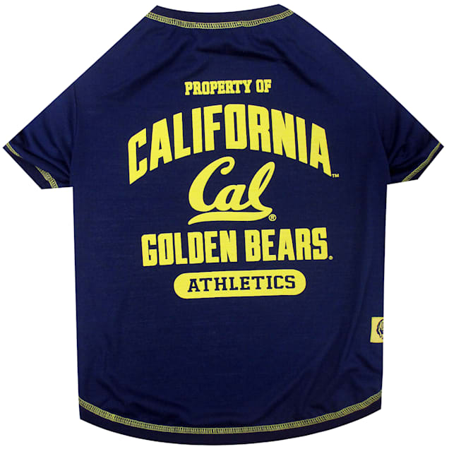 NCAA California Golden Bären Cal T-Shirt Herren Marine Kurzärmelig Paw Logo Adul 