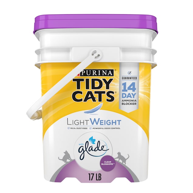 Purina Tidy Cats Light Weight Glade Clean Blossoms Low Dust Clumping Multi Cat Litter, 17 lbs. - Carousel image #1