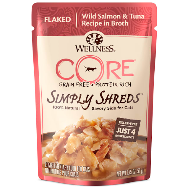 Wellness core shredded cat food clearance