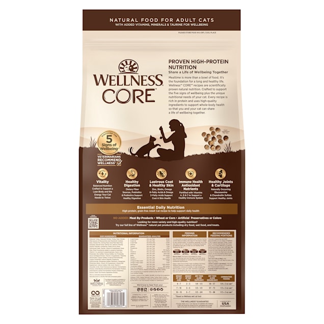 Petco wellness core cat food sales