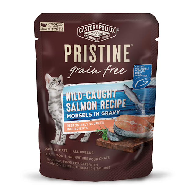 Castor Pollux Pristine Grain Free Wild Caught Salmon Recipe Wet