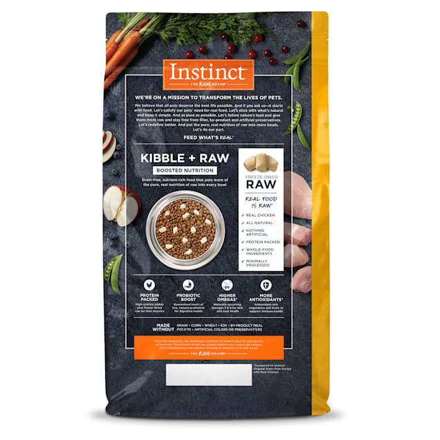 Instinct Raw Boost Grain Free Recipe with Real Chicken Dry Cat Food 10lb