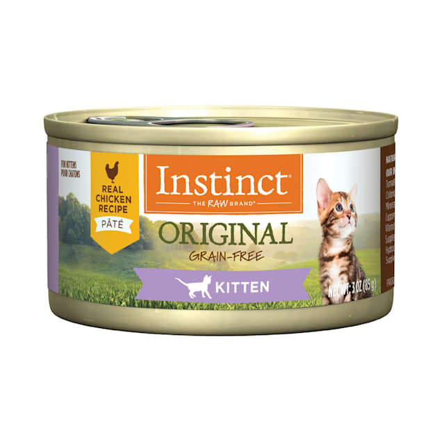 Instinct Original Kitten GrainFree Pate Real Chicken Recipe Wet Cat
