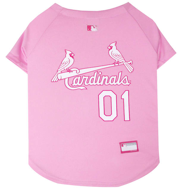 pink st louis cardinals shirt