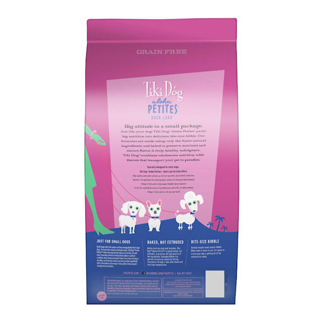Tiki Dog Aloha Petites Duck Luau Dry Dog Food 10 lbs. Petco