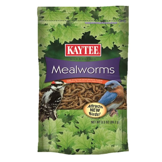 Kaytee Wild Bird Mealworm Pouch, 3.5 oz. - Carousel image #1