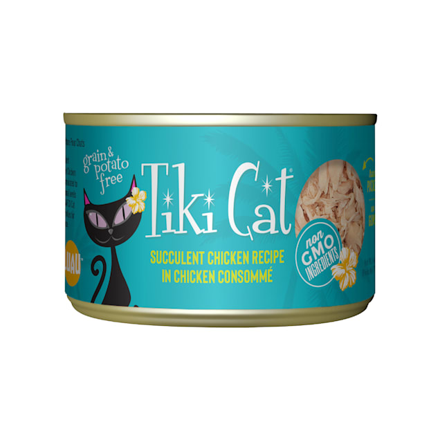 Tiki Cat Puka Puka Luau Chicken Wet Cat Food, 6 oz., Case of 8 - Carousel image #1