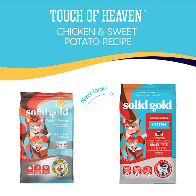 Solid gold kitten food on sale