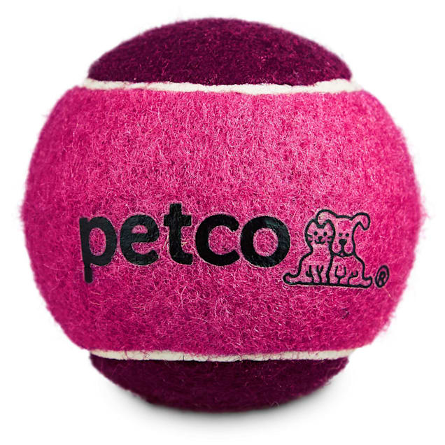 Petco Tennis Ball Dog Toy in Pink, 2.5" - Carousel image #1