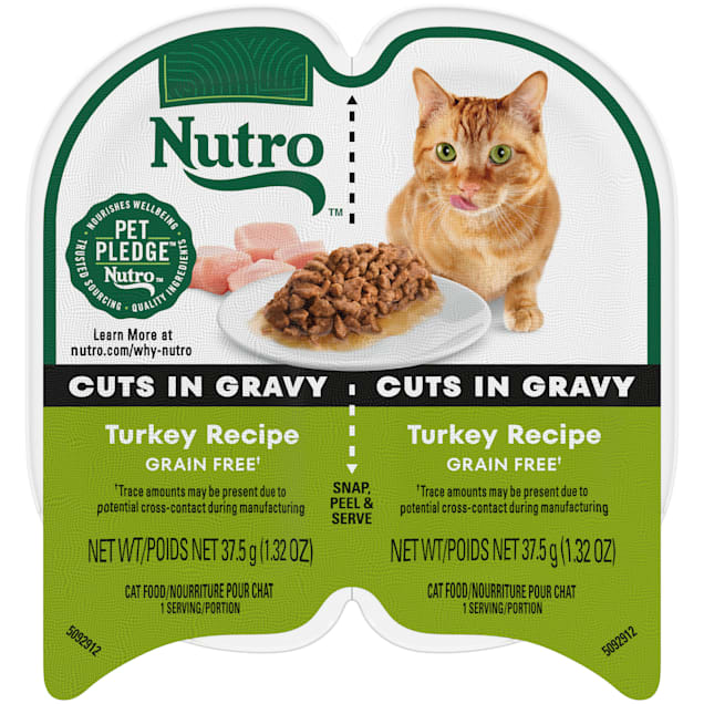 Nutro Perfect Portions Cuts in Gravy Real Turkey Wet Cat Food