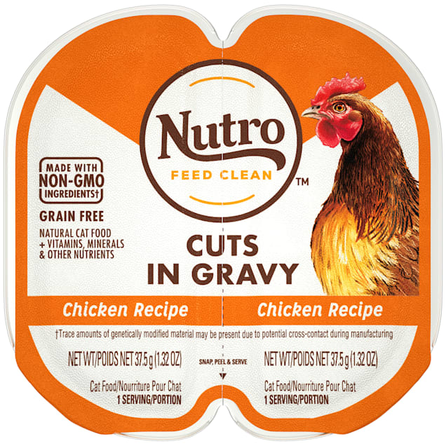 Nutro Perfect Portions Cuts in Gravy Real Chicken Wet Cat Food, 2.64 oz., Case of 24 - Carousel image #1