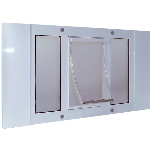 Endura Flap Thermo Sash 3e Pet Door for Sash Windows Cat Door White