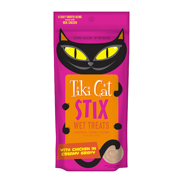 Tiki Cat Stix Chicken Mousse Cat Treats, 3 oz. - Carousel image #1