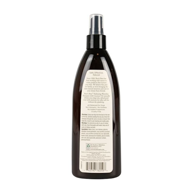 Burt s Bees Care Plus Hydrating Waterless Coconut Oil Dog Shampoo 12 fl. oz. Petco