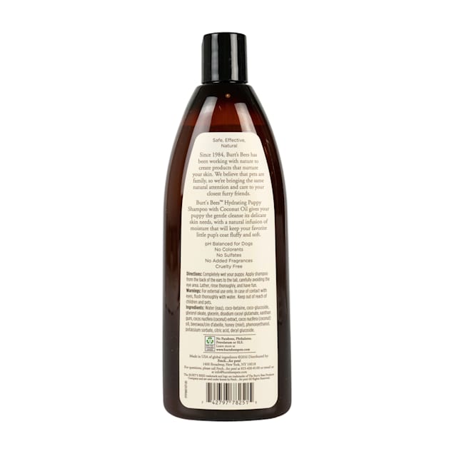 Burt s Bees Coconut Oil Hydrating Puppy Shampoo 16oz