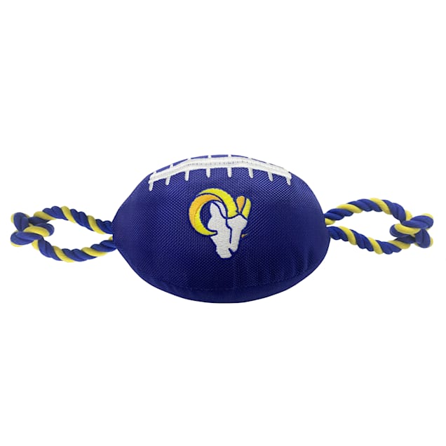 Pets First Los Angeles Rams Football Dog Toy, Medium