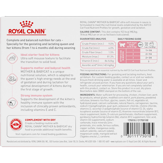 Royal Canin Mother & Babycat Ultra Soft Mousse