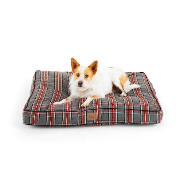 Pendleton Plaid Pet Bed, 36" L X 27" W X 4" H, Gray Stewart - Carousel image #1