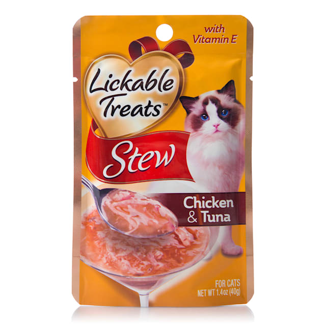 Lickable Treats Stew Chicken & Tuna for Cats, 1.4 oz. - Carousel image #1