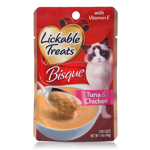 Lickable Treats Bisque Tuna & Chicken for Cats, 1.4 oz. - Carousel image #1