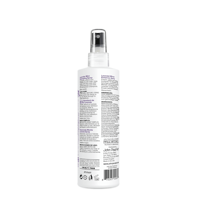 John paul pet detangling clearance spray