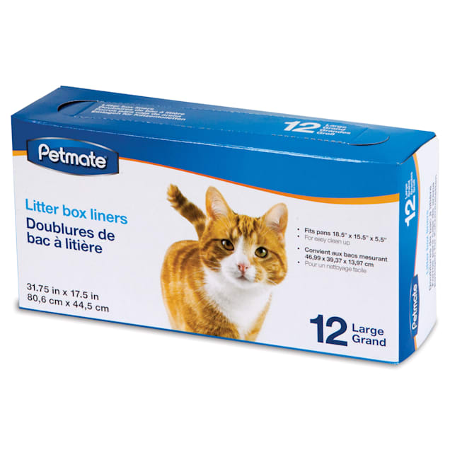 Petmate Litter Box Liners for Cat, Count of 12 - Carousel image #1