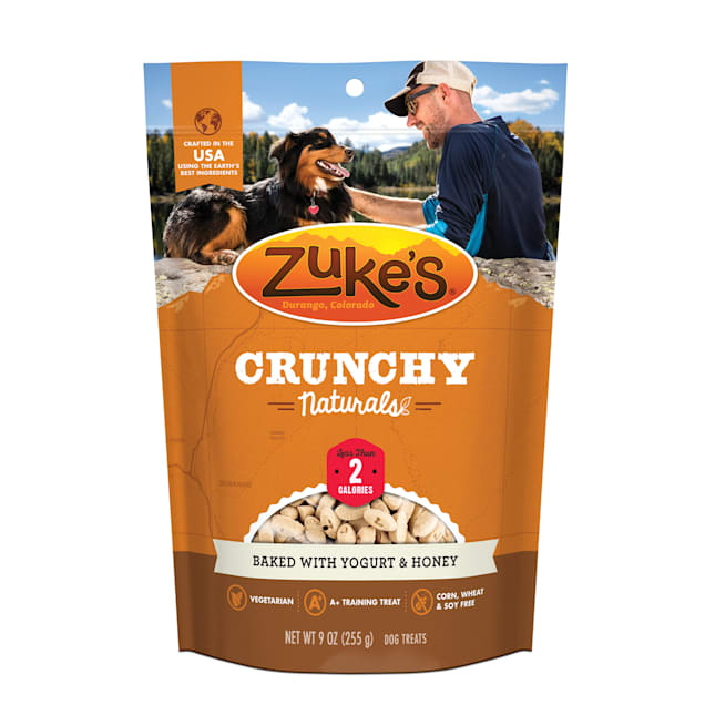Zuke's Crunchy Naturals Baked with Yogurt and Honey Dog Training Treats, 9 oz. - Carousel image #1