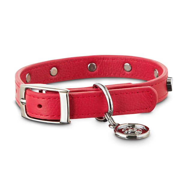 Bright red dog collar Clearance