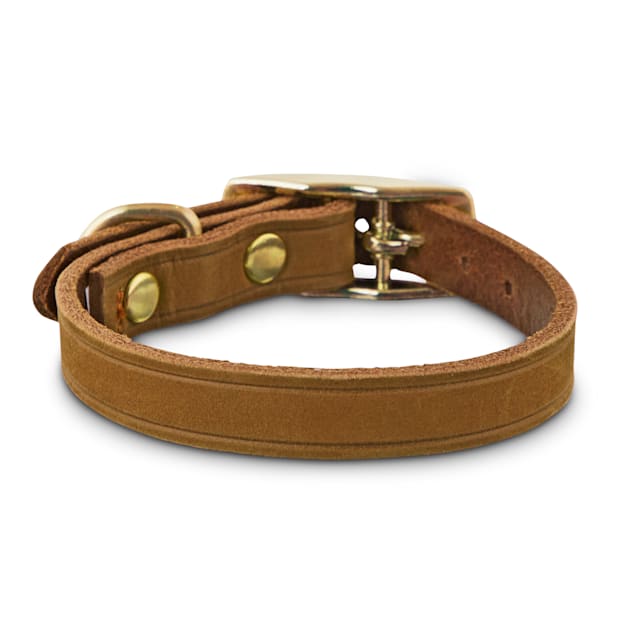 Bond & Co. Copper Suede Dog Collar, XXSmall Petco