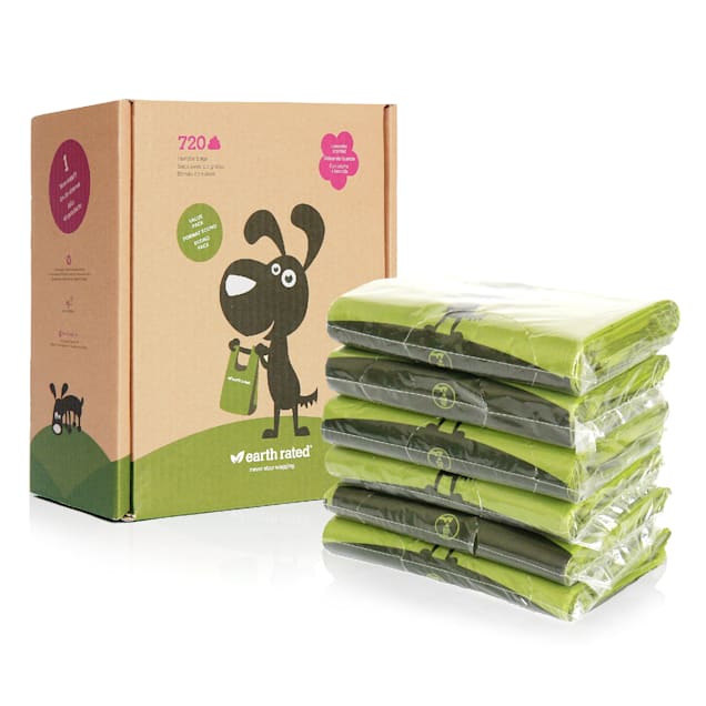 Earth Rated Dog Poop Bags Handle Tie Scented Bags 720 Count
