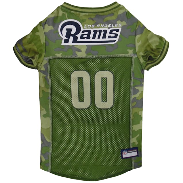 Pets First Los Angeles Rams Camo Jersey, X-Small - Carousel image #1
