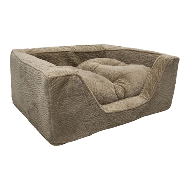 Snoozer Premium Micro Suede Square Piston Sand Dog Bed, 27" L X 23" W - Carousel image #1