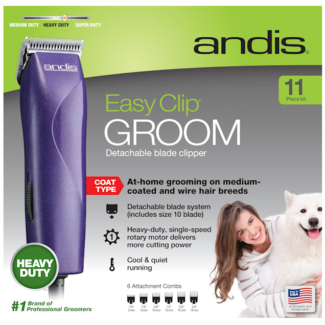 andis easyclip groom detachable blade clipper kit