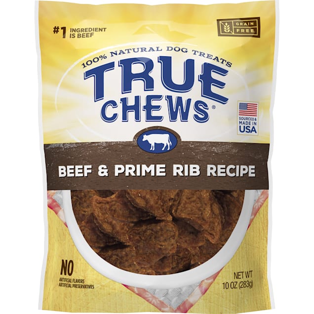 True Chews Beef & Prime Rib Recipe Dog Treats, 10 oz. - Carousel image #1