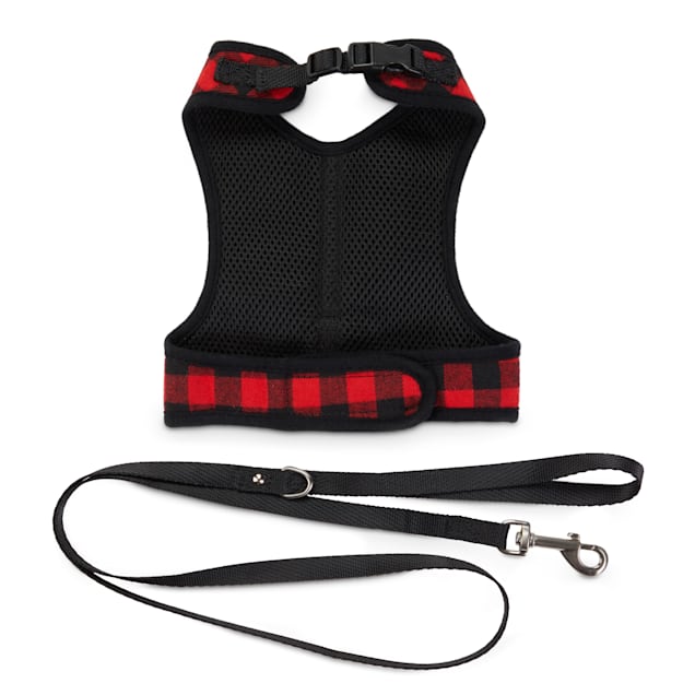 Bond Co Buffalo Check Cat Harness And Leash Set Petco