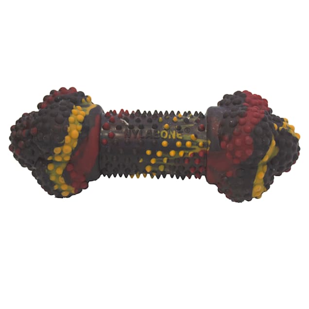 Nylabone Flavor Frenzy Rubber Chew, Bacon Cheeseburger, Small - Carousel image #1