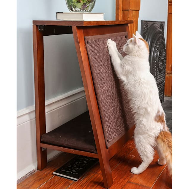 The Refined Feline Ain Frame Cat Bed In Mahogany 23.5