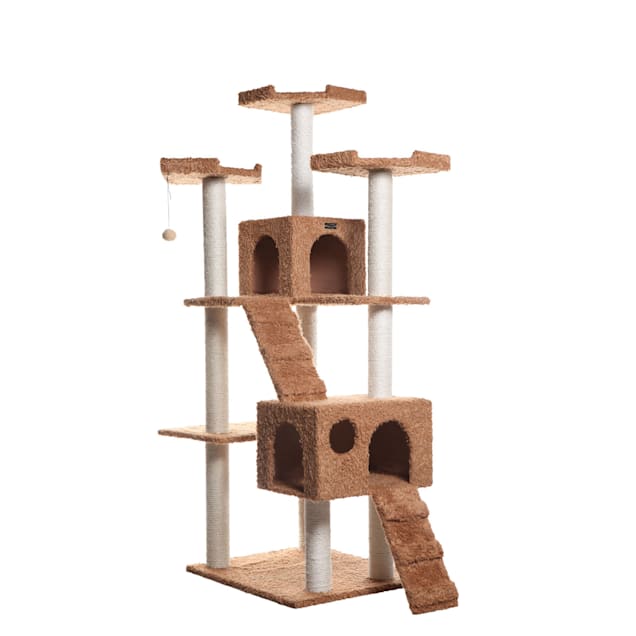 Armarkat Classic Real Wood Cat Tree A7407 Ochre Brown 74