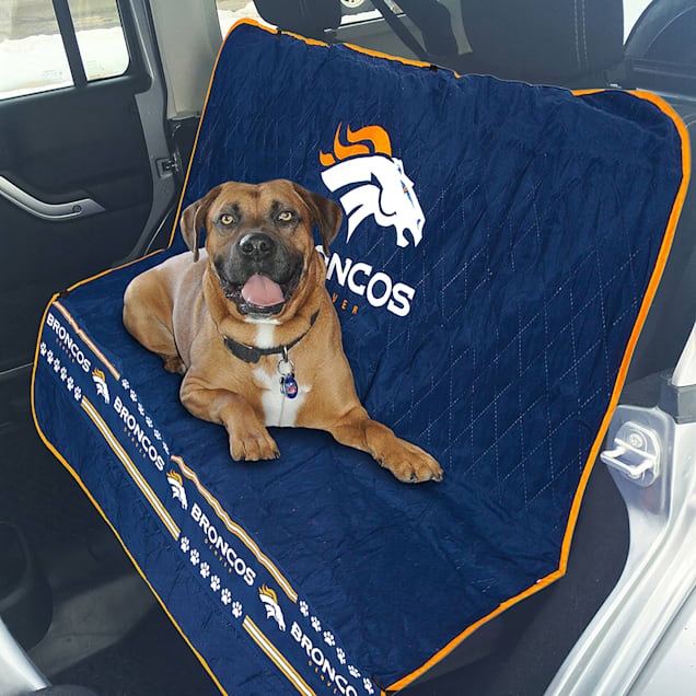 Pets First Denver Broncos Pet Car Seat Cover