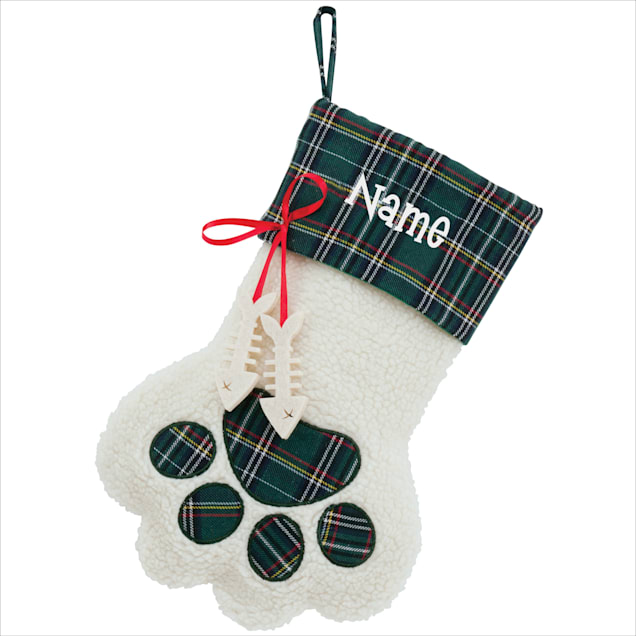 Personalized cat top stocking