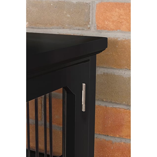 Zoovilla Slide Aside Crate And End Table In Black 35.43 L X 21.65 W X 23.5 H Petco