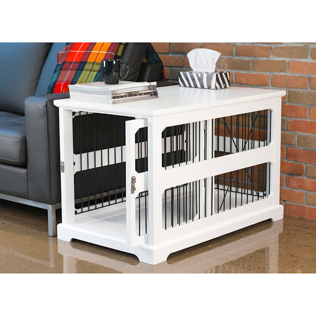 White Dog Crate End Table / Furhaven Pet Dog Furniture End Table Dog Crate White Large Walmart