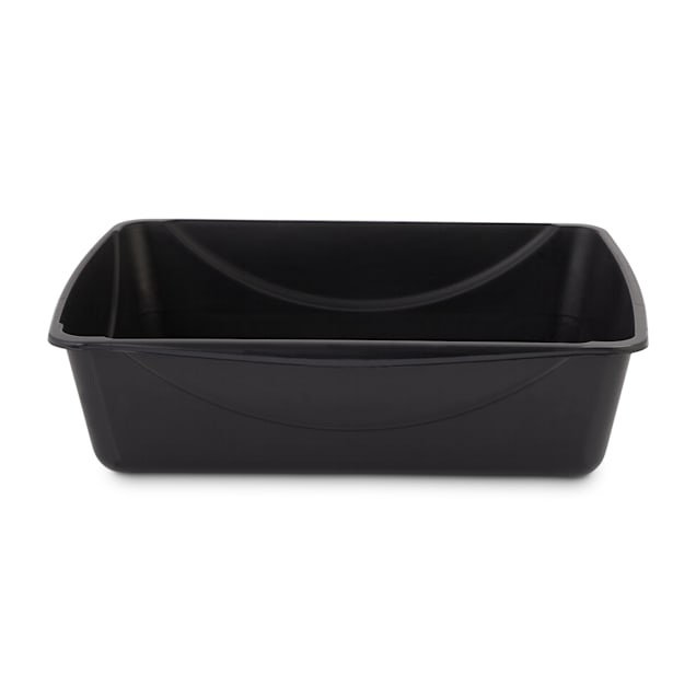 So Phresh Black Cat Litter Pan with Microban, 18.5" L X 15.25" W X 5" H Petco