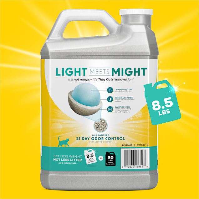 Purina Tidy Cats Light Weight Free & Clean Unscented Low Dust Clumping Multi Cat Litter, 8.5 lbs. - Carousel image #1