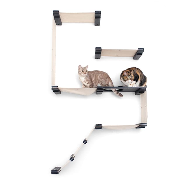petco.com | CatastrophiCreations The Cat Mod Fort Lounging Hammocks for Cats in Onyx, 38 IN W X 60 IN H