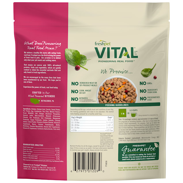 Freshpet® Vital™ Fresh Cuts All Life Stage Dog Food - Chicken